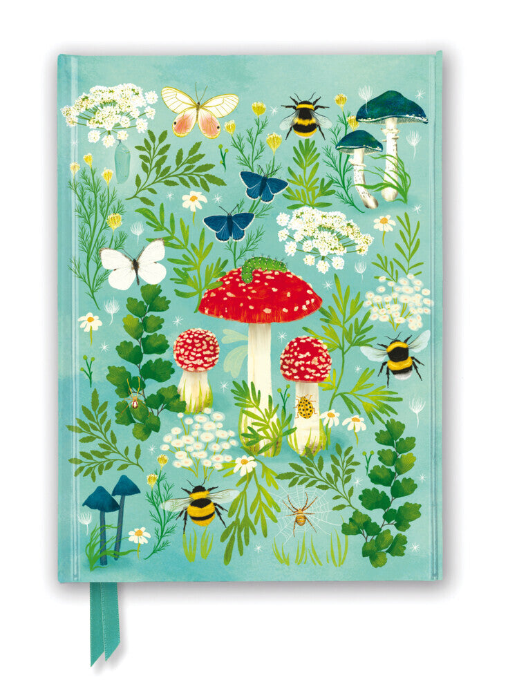 Premium Notizbuch DIN A5: Katherine Quinn, Verwunschener Pilzgarten (Flame Tree Publishing)