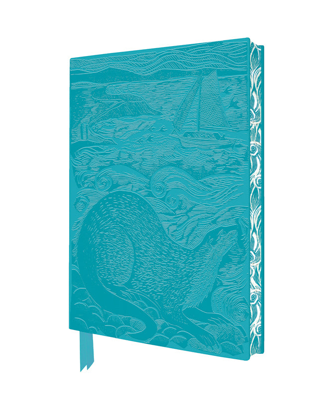Exquisit Premium Notizbuch DIN A5: Angela Harding, Shetland Otter und der Gesang des Windes (Flame Tree Publishing)