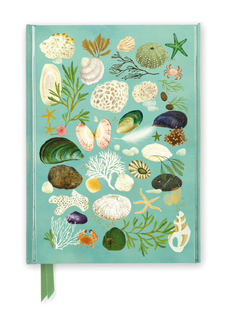 Premium Notizbuch DIN A5: Katherine Quinn, Strandgut sammeln (Flame Tree Publishing)