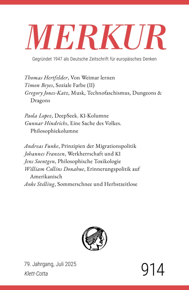 MERKUR 7/2025, Jg.79 (Christian Demand)