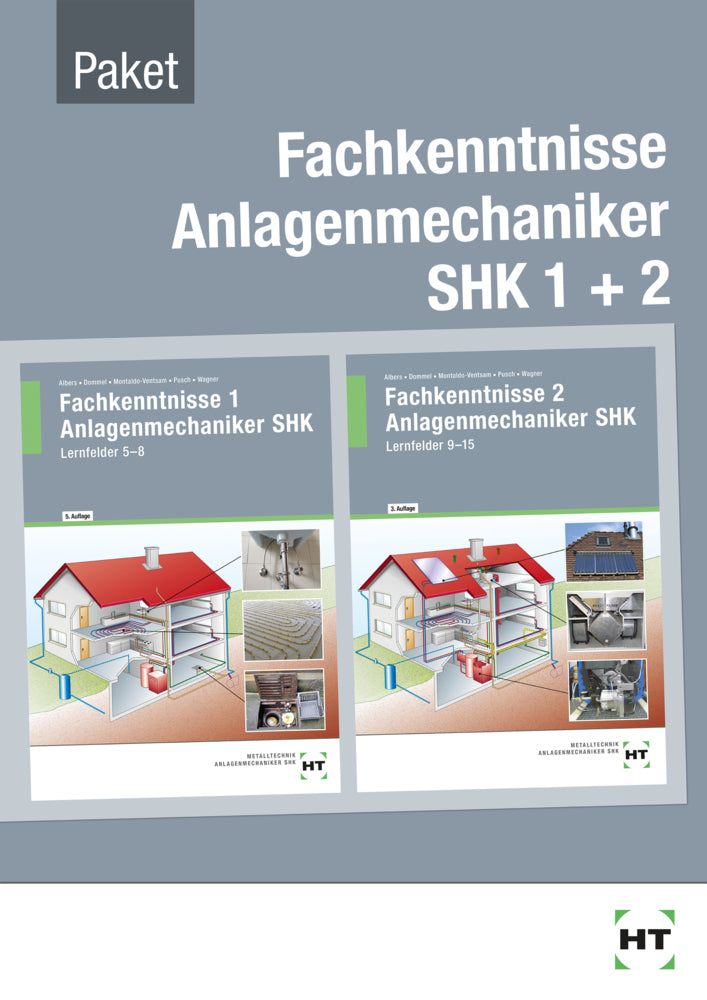 Paketangebot Fachkenntnisse Anlagenmechaniker SHK 1 + 2 (Josef Wagner)