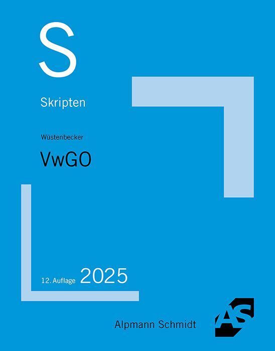 Skript VwGO (Horst Wüstenbecker)