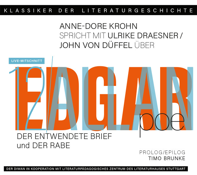 Ein Gespräch über Edgar Allen Poe - Der entwendete Brief und Der Rabe, 1 Audio-CD (Edgar Allen Poe)