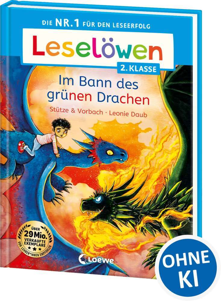 Leselöwen 2. Klasse - Im Bann des grünen Drachen (Stütze & Vorbach)