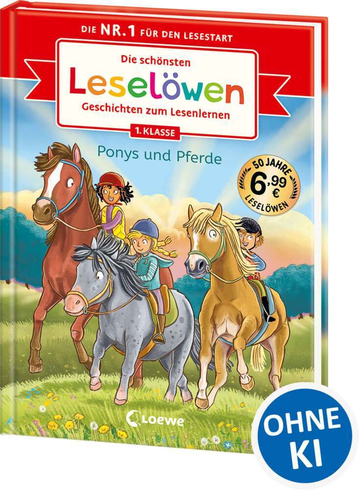 Die schönsten Leselöwen-Geschichten zum Lesenlernen - Ponys und Pferde