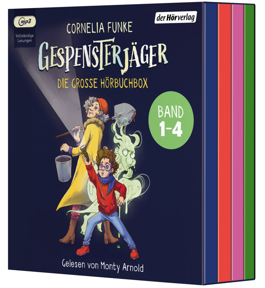 Gespensterjäger. Die große Hörbuchbox, 4 Audio-CD, 4 MP3 (Cornelia Funke)