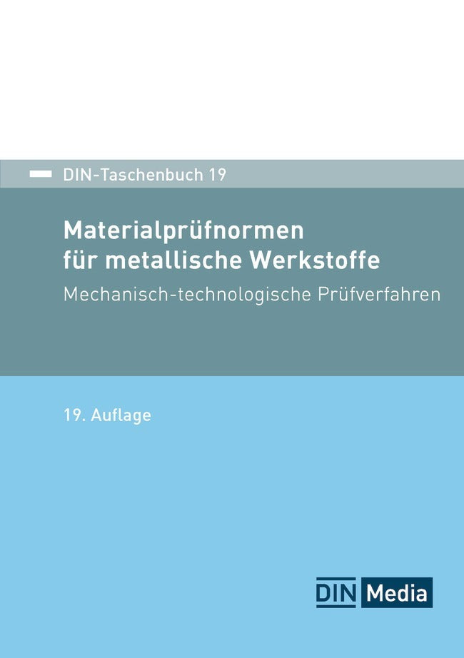 DIN-Taschenbuch 19 (Din E. V.)