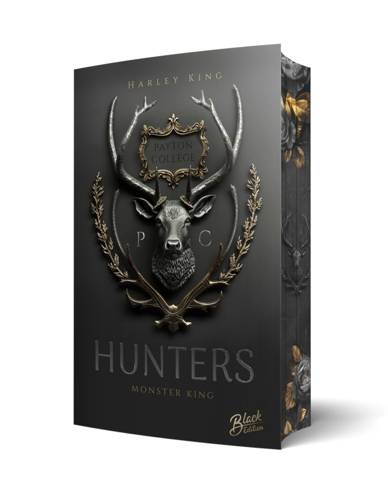 Hunters: Monster King | Aufwendig gestaltete Ausgabe mit Farbschnitt - das integrierte Page Overlay ist limitiert nur in der ersten Auflage enthalten (Harley King)