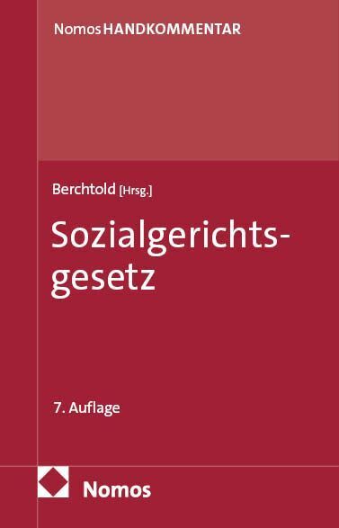 Sozialgerichtsgesetz: SGG (Josef Berchtold)