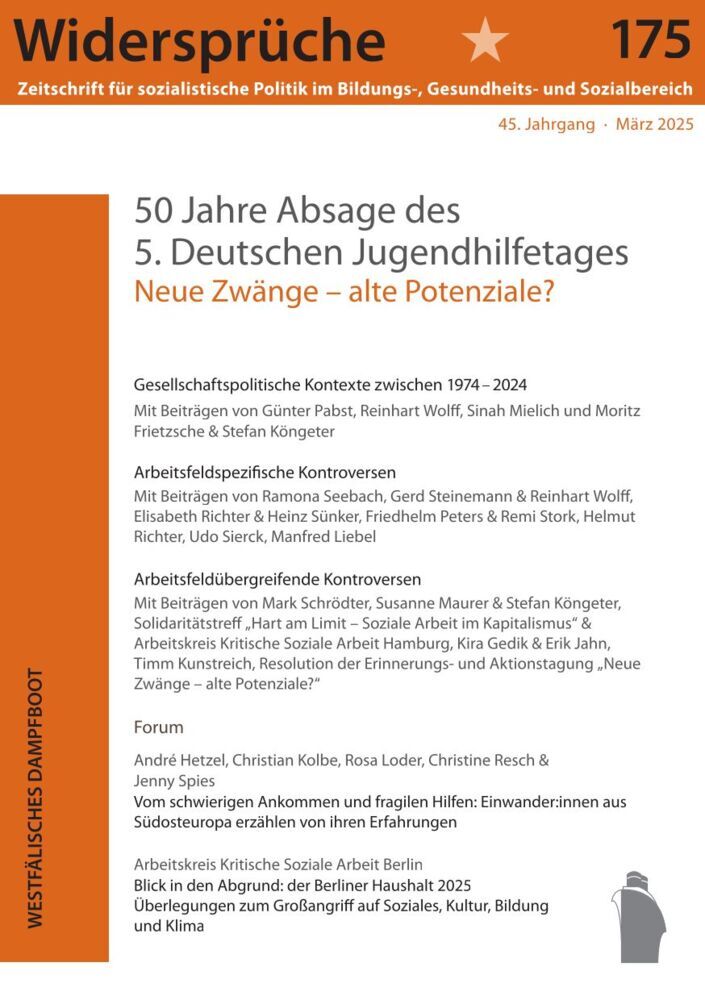 50 Jahre Absage des 5. Deutschen Kinder- und Jugendhilfetages (Widersprüche)