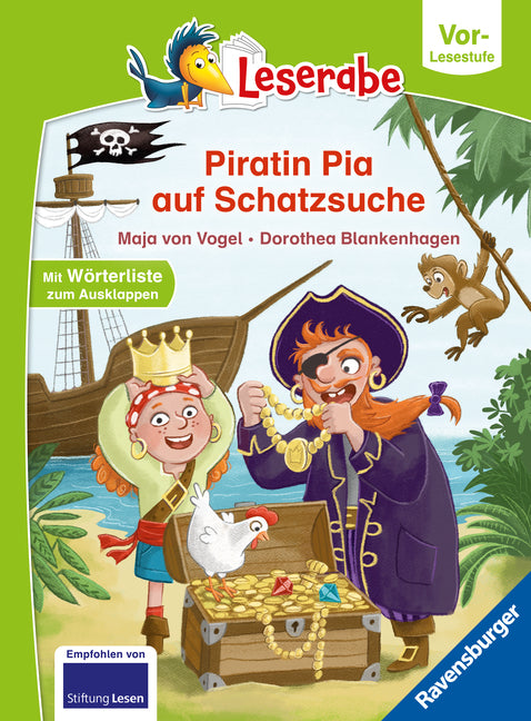 Leserabe Vor-Lesestufe - Piratin Pia auf Schatzsuche (Maja Von Vogel)