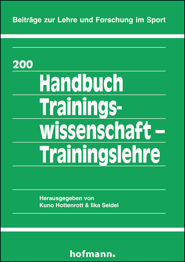 Handbuch Trainingswissenschaft - Trainingslehre (Kuno Hottenrott)