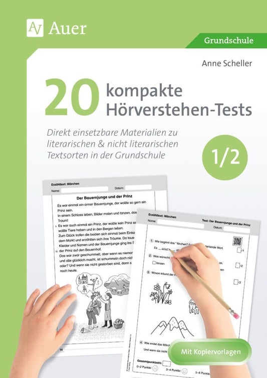 20 kompakte Hörverstehen-Tests für Klasse 1/2 (Anne Scheller)