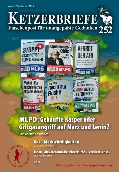 MLPD: Gekaufte Kasper oder Giftgasangriff auf Marx und Lenin? (Kerstin Steinbach)