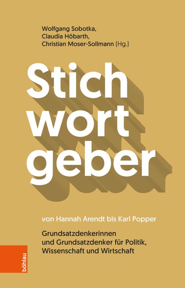 Stichwortgeber von Hannah Arendt bis Karl Popper (Wolfgang Sobotka)