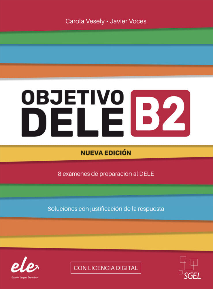 Objetivo DELE B2 - Nueva edición 2024, m. 1 Buch, m. 1 Beilage (Javier Voces)