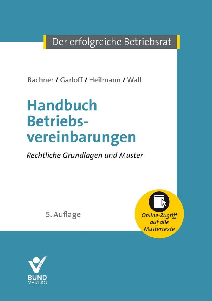 Handbuch Betriebsvereinbarungen (Grégory Garloff)