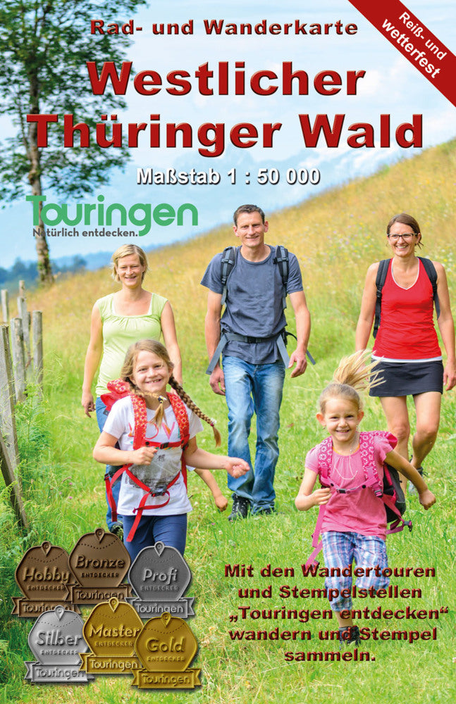 Westlicher Thüringer Wald (Kkv Kartographische Kommunale Verlagsgesellschaft Mbh)