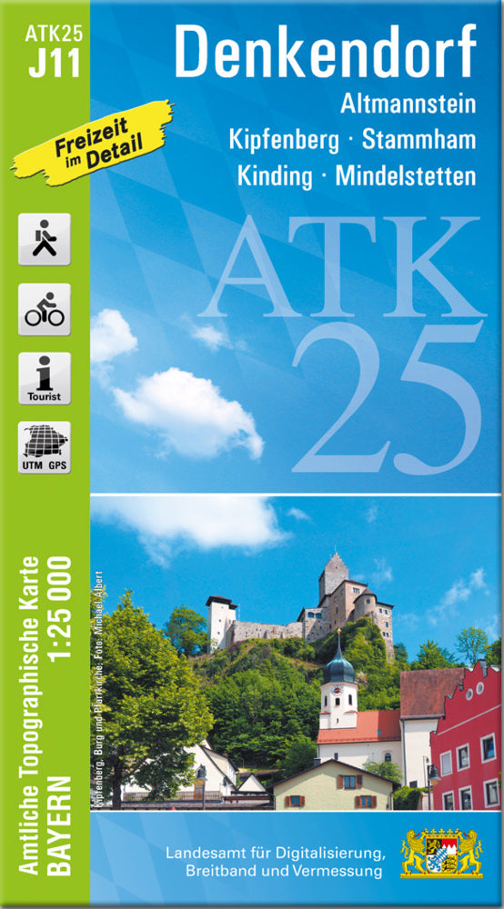 ATK25-J11 Denkendorf (Amtliche Topographische Karte 1:25000) (Breitband Und Vermessung, Bayern Landesamt Für Digitalisierung)