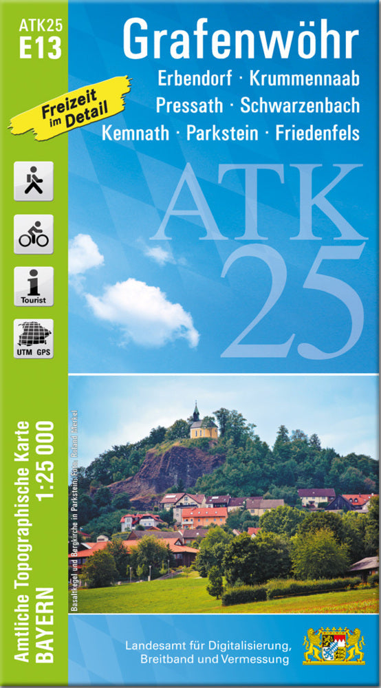 ATK25-E13 Grafenwöhr (Amtliche Topographische Karte 1:25000) (Breitband Und Vermessung, Bayern Landesamt Für Digitalisierung)