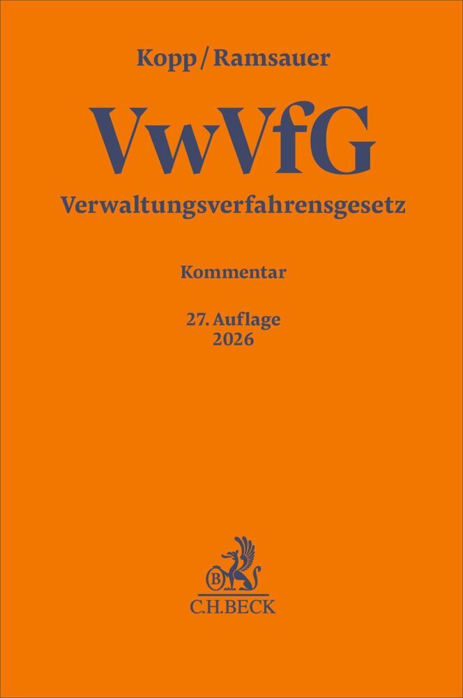 Verwaltungsverfahrensgesetz. VwVfG (Ulrich Ramsauer)