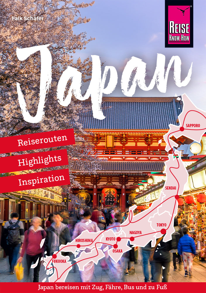 Reiseführer Japan - Reiserouten, Highlights, Inspiration (Falk Schäfer)