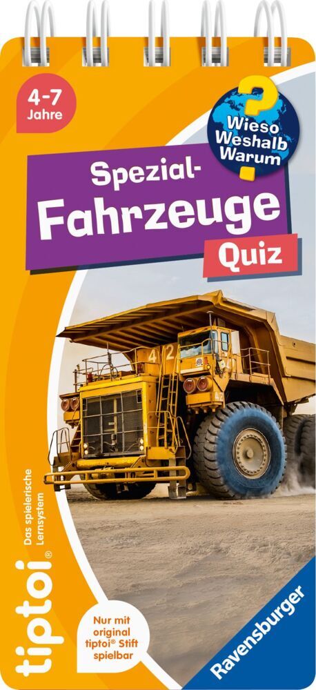 tiptoi® Wieso? Weshalb? Warum? Quiz - Spezialfahrzeuge
