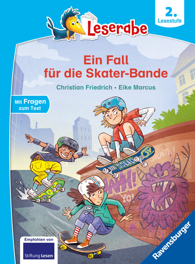 Leserabe 2. Lesestufe - Ein Fall für die Skater-Bande (Christian Friedrich)