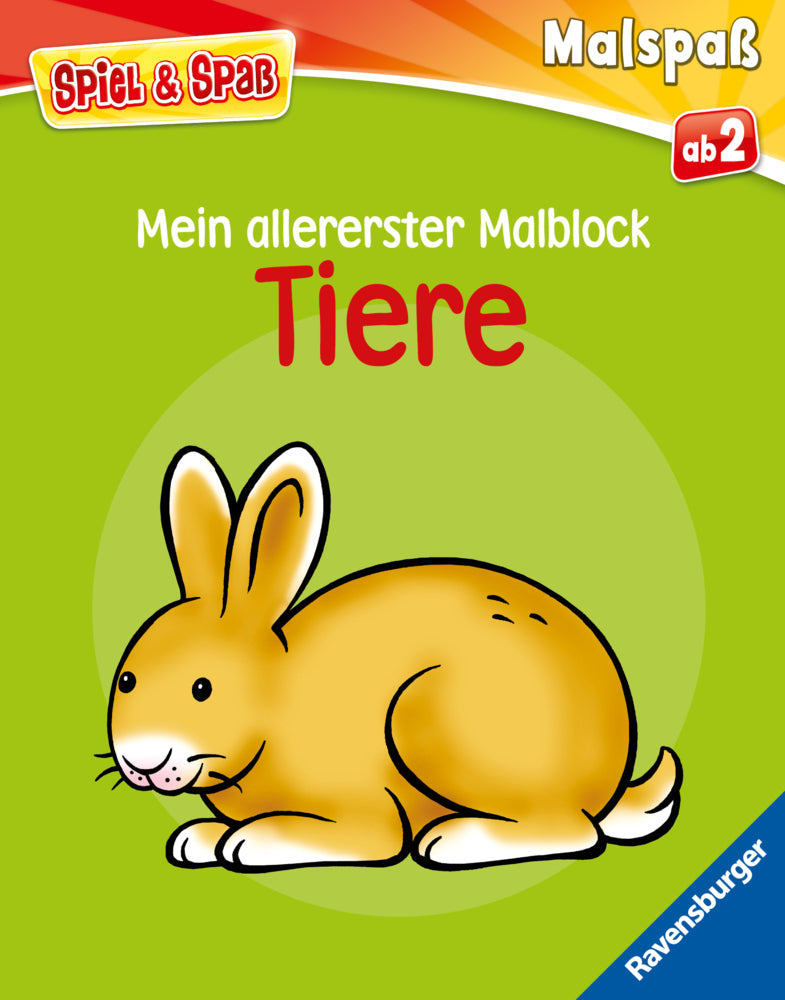 Spiel & Spaß - Mein allererster Malblock: Tiere