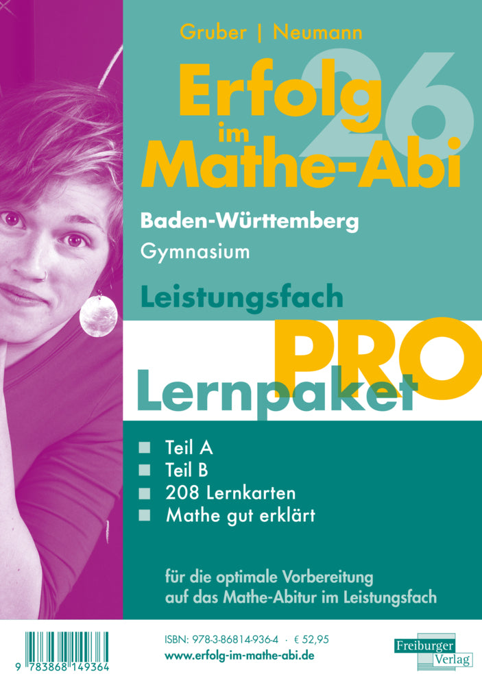 Erfolg im Mathe-Abi 2026 Lernpaket Leistungsfach 'Pro' Baden-Württemberg Gymnasium (Helmut Gruber)