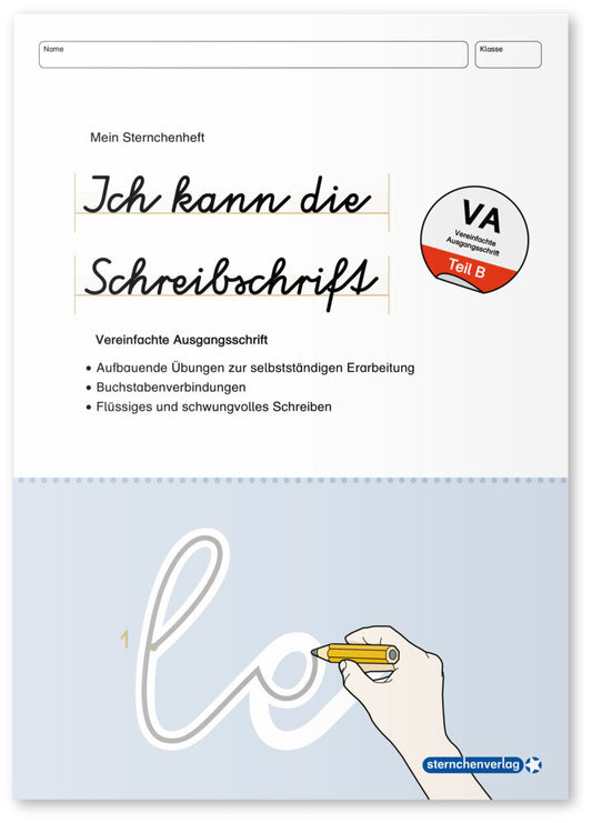 Ich kann die Schreibschrift - Vereinfachte Ausgangsschrift - Übungsheft zu den Buchstabenverbindungen (Sternchenverlag Gmbh)