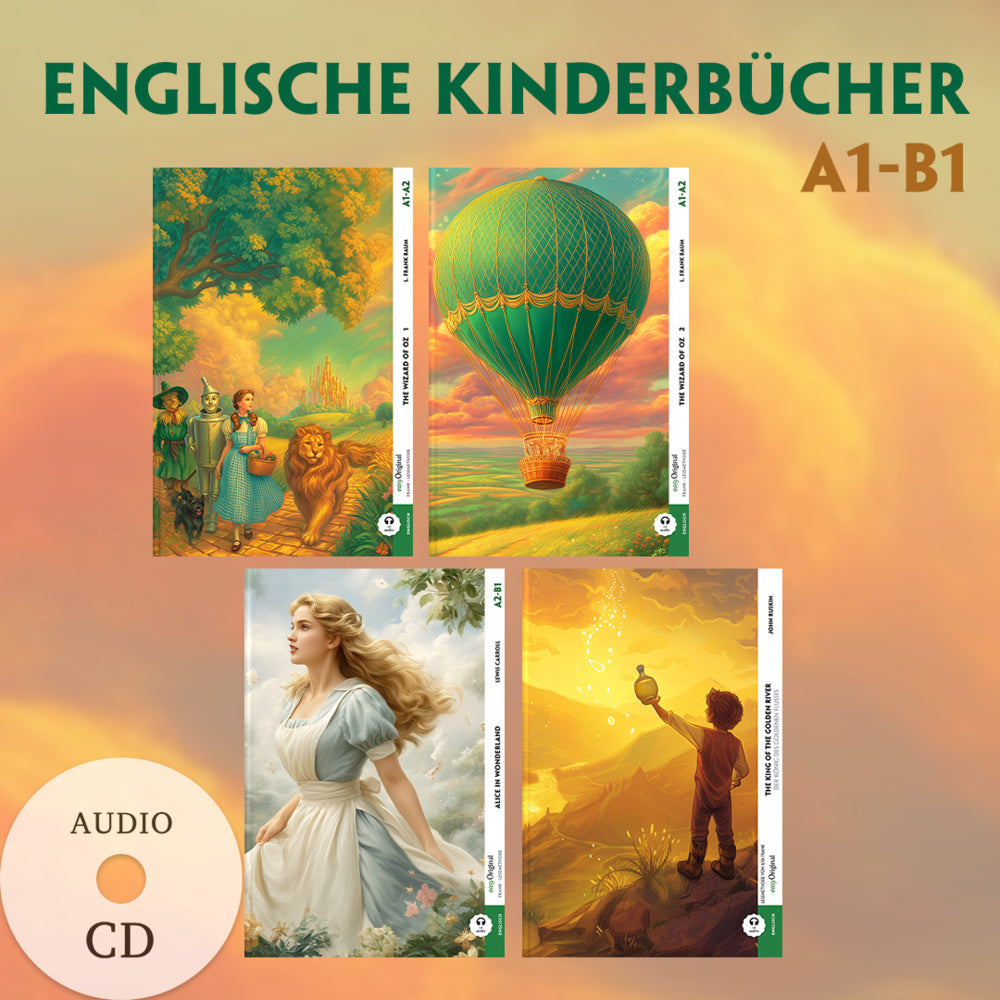 Englische Kinderbücher A1-B1 (4 Bücher + 4 Audio-CDs), m. 1 Audio-CD, m. 1 Audio, 1 (Lewis Carroll)