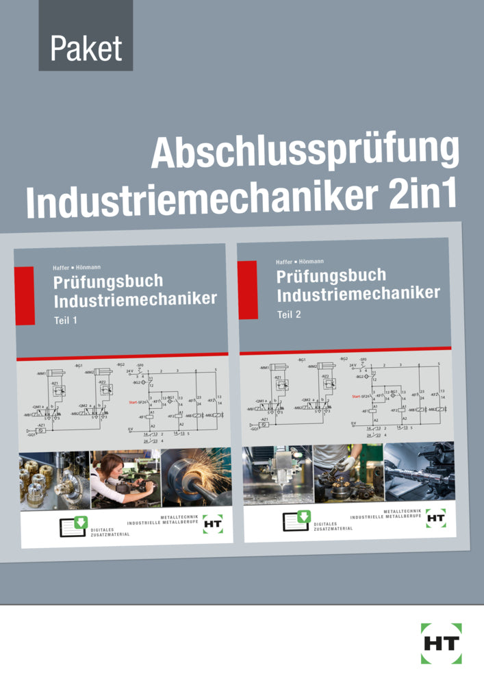 Paketangebot Abschlussprüfung Industriemechaniker 2in1 (Reiner Haffer)