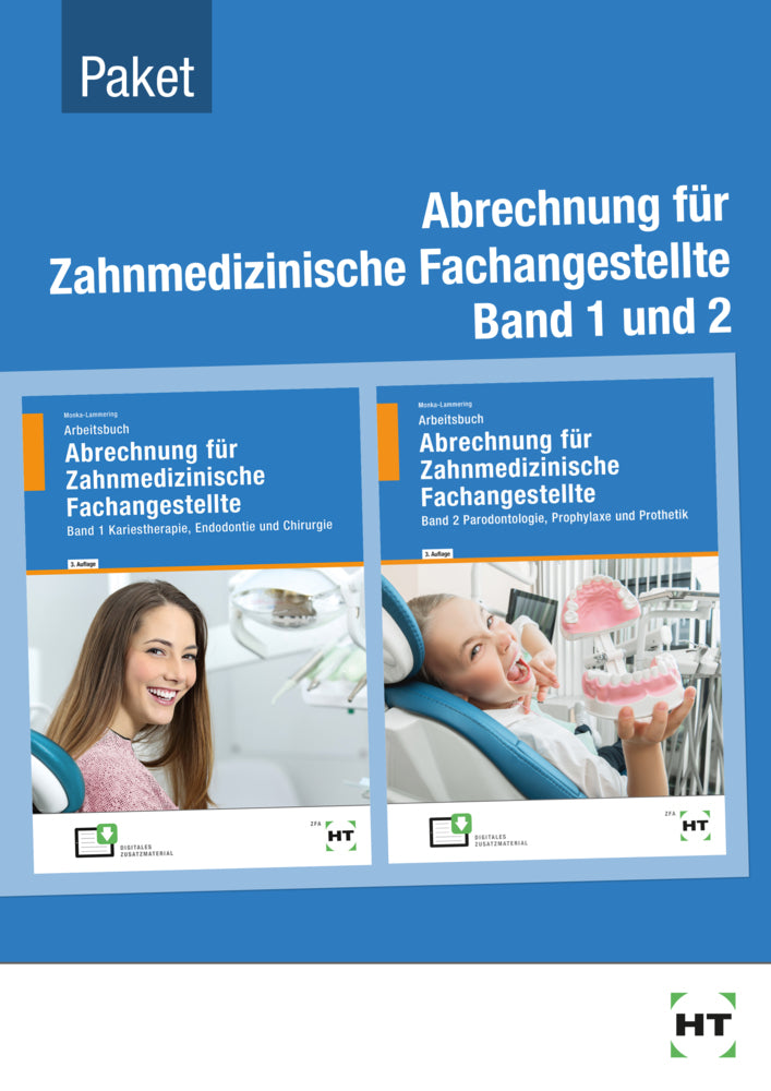 Paketangebot Abrechnung für Zahnmedizinische Fachangestellte Band 1 und 2 (Sabine Monka-Lammering)
