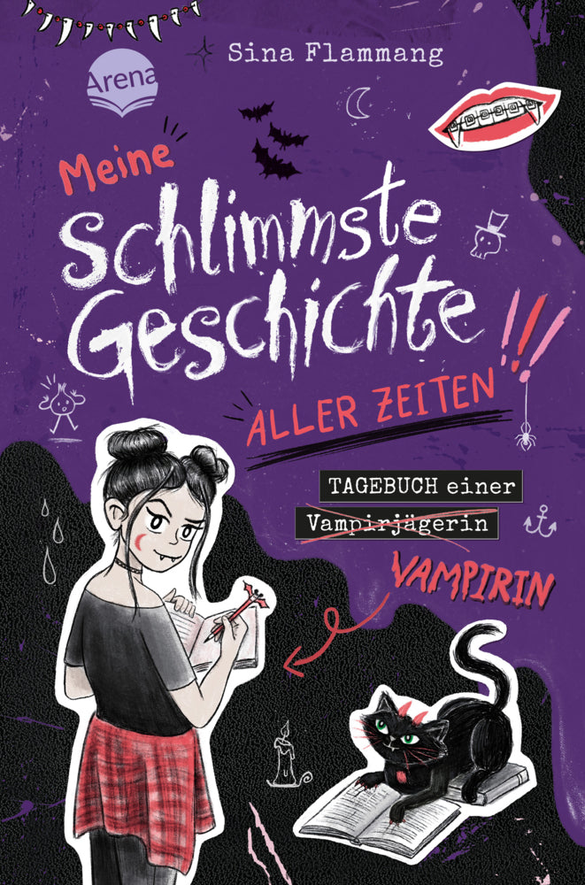 Meine schlimmste Geschichte aller Zeiten!!! Tagebuch einer Vampirin (3) (Sina Flammang)