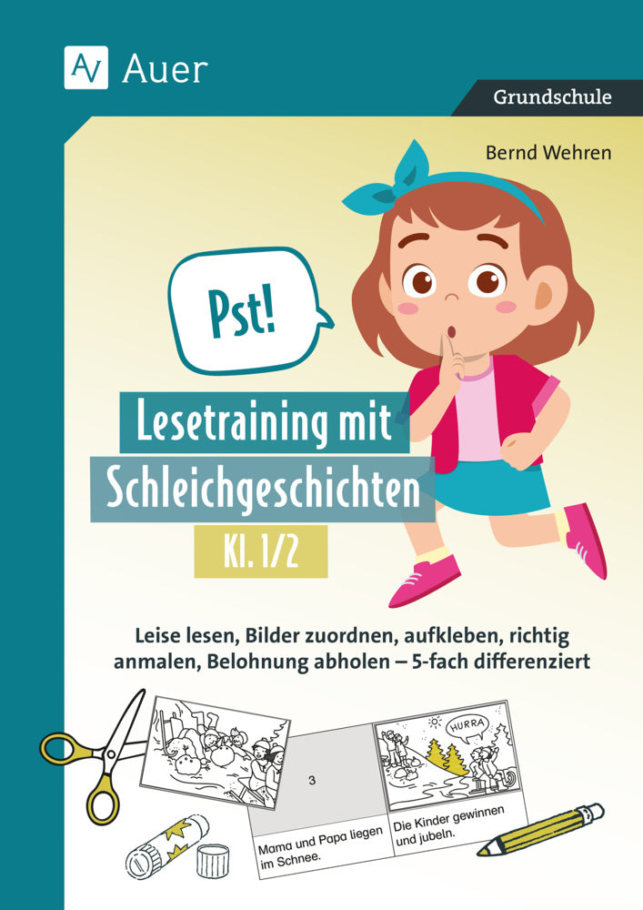 Pst! Lesetraining mit Schleichgeschichten, Kl. 1/2 (Bernd Wehren)