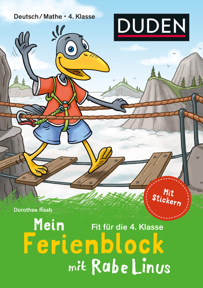 Mein Ferienblock mit Rabe Linus - Fit für die 4. Klasse (Dorothee Raab)