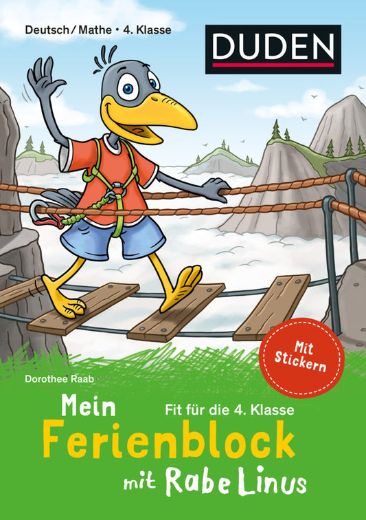 Mein Ferienblock mit Rabe Linus - Fit für die 4. Klasse (Dorothee Raab)