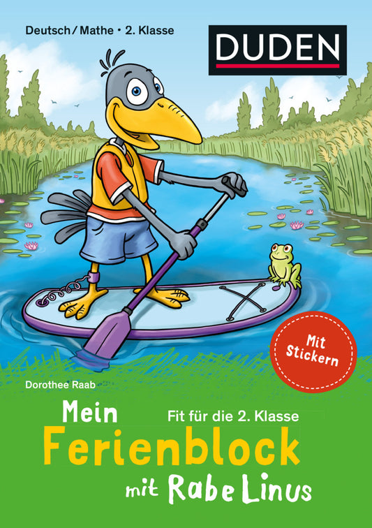 Mein Ferienblock mit Rabe Linus - Fit für die 2. Klasse (Dorothee Raab)