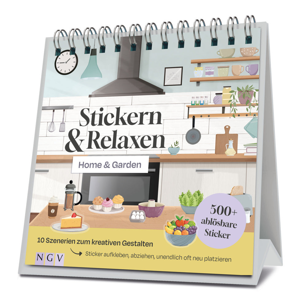 Home & Garden - Stickern & Relaxen (Naumann & Göbel Verlagsgesellschaft Mbh)