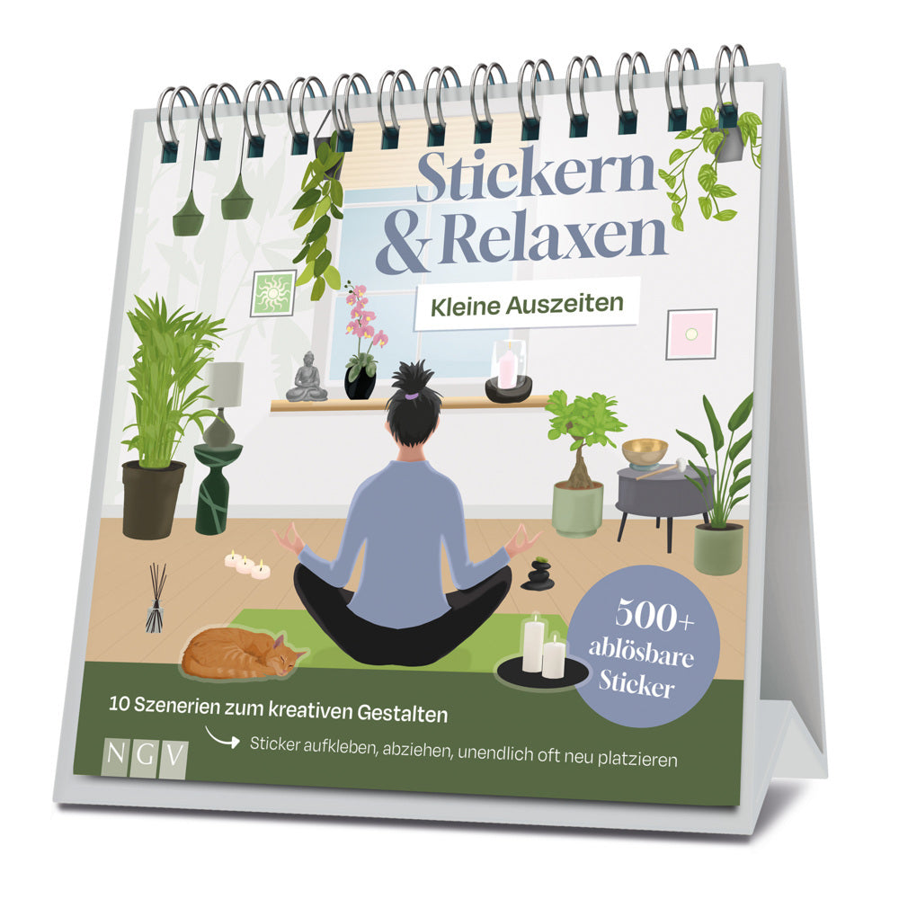 Kleine Auszeiten - Stickern & Relaxen (Naumann & Göbel Verlag)