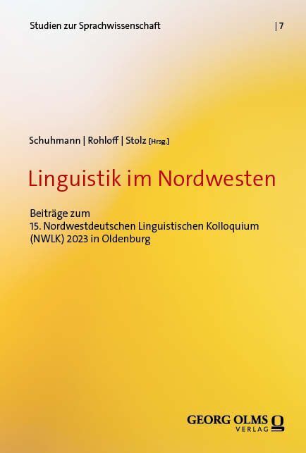 Linguistik im Nordwesten (Katharina S. Schuhmann)