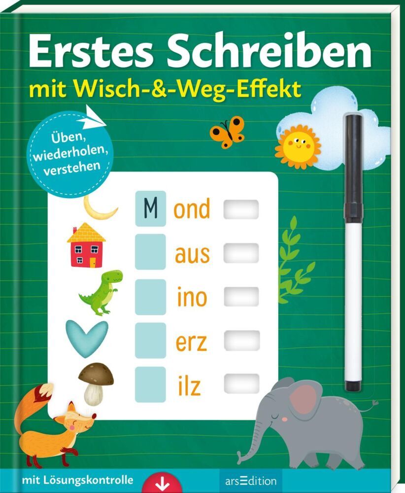 Erstes Schreiben - mit Wisch-&-Weg-Effekt