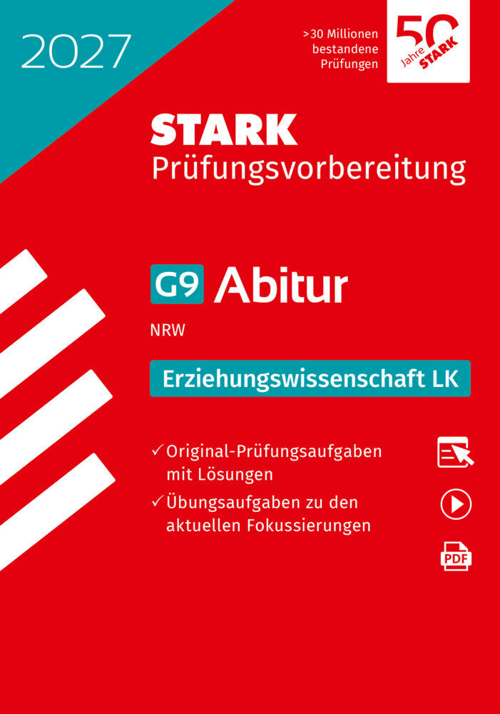 STARK Erziehungswissenschaft LK - Abitur 2027 NRW - Prüfungsvorbereitung, m. 1 Buch, m. 1 Beilage
