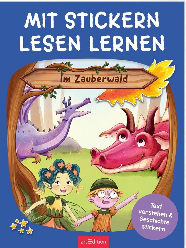 Mit Stickern Lesen lernen - Im Zauberwald (Annette Moser)