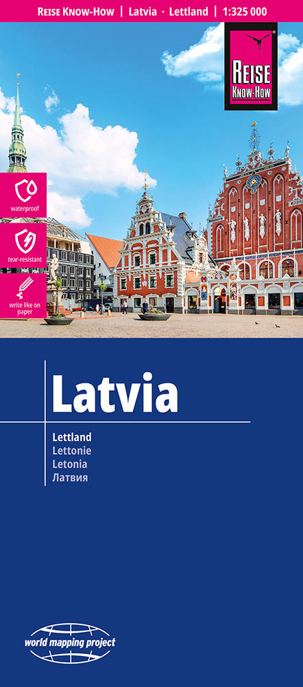 Reise Know-How Lettland | Latvia (1:325.000)