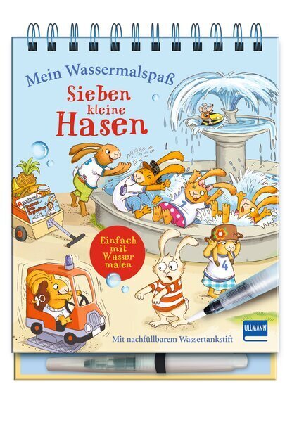 Mein Wassermalspaß - Sieben kleine Hasen (Sabine Praml)