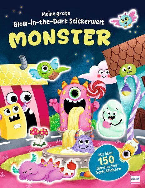Meine große Glow-in-the-Dark-Stickerwelt - Monster (Ullmann Medien Verlag)