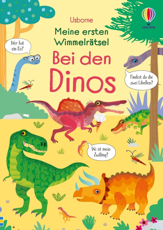 Meine ersten Wimmelrätsel: Bei den Dinos (Kirsteen Robson)