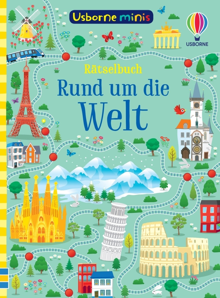 Usborne Minis: Rätselbuch - Rund um die Welt (Simon Tudhope)